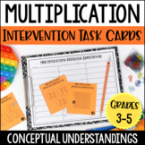 Multiplication Intervention Task Cards | Multiplication Co