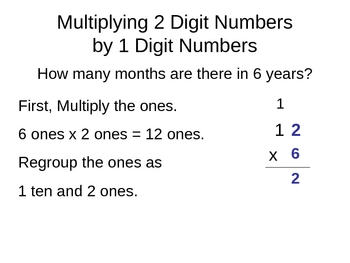 Multiplication Introductions of 2 digits x 1 digit. by Casas | TPT