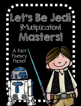 Preview of Multiplication Jedi Masters-fact fluency packet