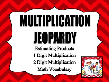 Preview of Multiplication Jeopardy PowerPoint Game