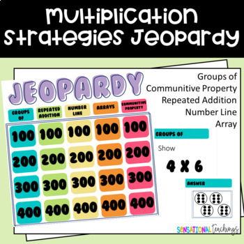 Preview of Multiplication Jeopardy  | Printable & Digital