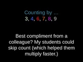 Multiplication - Kind of! Skip Counting!