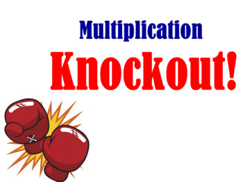 Preview of Multiplication Knock Out Flipchart Game