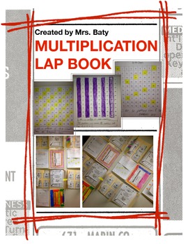 Preview of Multiplication Lap Book Unit