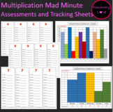 Multiplication Mad Minute Assessment and Tracking