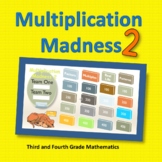 Multiplication Madness Two for Third and Fourth Grade