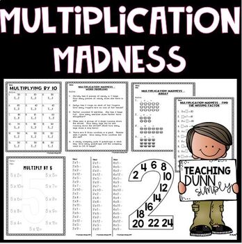 Preview of Multiplication Practice