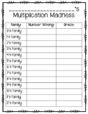 Multiplication Madness Challenge: Multiplication Family Dr