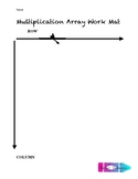Multiplication Manipulative Work Mats (Arrays and Tape Dia
