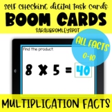 Multiplication Mashup Facts 0-10 Boom Cards™