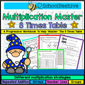 Preview of Multiplication Master - 8 Times Table Worksheets