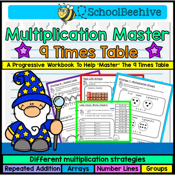 Preview of Multiplication Master - 9 times Table Worksheets