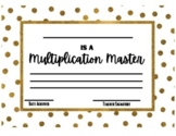 Multiplication Master AWARD