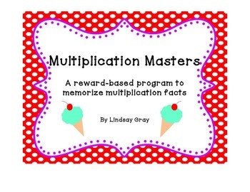 Preview of Multiplication Masters
