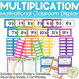 Multiplication Masters Classroom Display Student Progress Chart