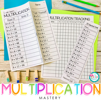 Preview of Multiplication Mastery {Homework, Assessment, & Tracking}