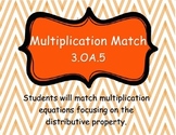 Multiplication Match (Distributive Property) ~ 3.OA.5