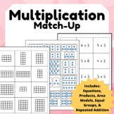 Multiplication Match Up: Equal Groups, Arrays, Repeated Ad