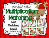 Multiplication Matching Cards: Reindeer Edition {3.OA.7 ~ 