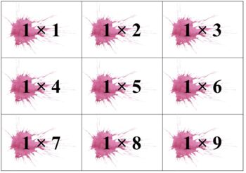 Preview of Multiplication Matching Game
