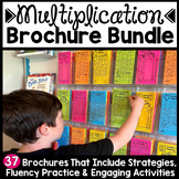 Multiplication Math Brochure Trifolds Fact Families 1-12 P