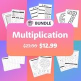 Multiplication Math Bundle | Multiplication Facts Workshee