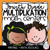 Multiplication Math Centers FOURTH GRADE