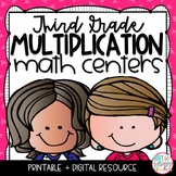 Multiplication Math Centers THIRD GRADE