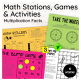Multiplication Math Centres, Stations, Games and Activities