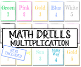 Multiplication Math Drills