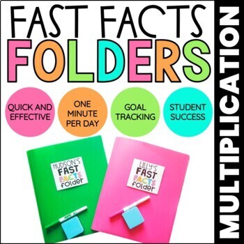 Preview of Multiplication Facts Fluency Timed Tests Practice Worksheets w/ Daily Tracking