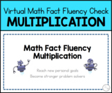 Multiplication Math Fact Fluency for Virtual / Online Learning