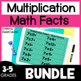 Multiplication Math Facts Fluency Practice - Games, Drills