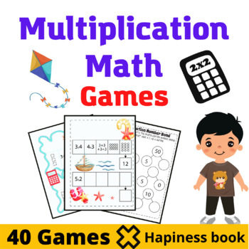 Preview of Multiplication Math Games for Multiplication Practice & Fact Fluency