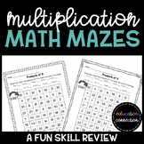 Multiplication Math Mazes