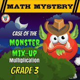 Multiplication Math Mystery Game: Multiplication Facts 1-12 & Word Problems