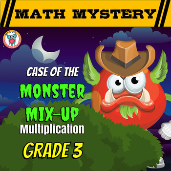 Preview of Multiplication Math Mystery Game: Multiplication Facts 1-12 & Word Problems