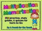 Multiplication Memorization