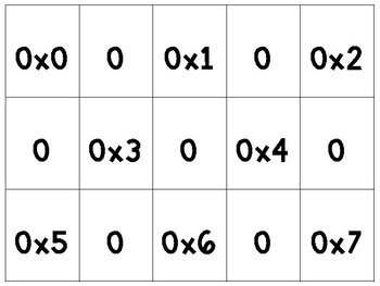 Multiplication Memory by jordanteachesmath | TPT