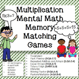 Multiplication Math Games - Memory Matching