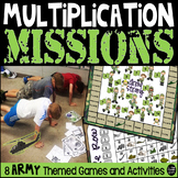 Multiplication Bootcamp Missions Games and Activities Bundle