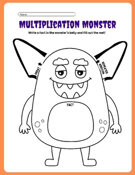 Preview of Multiplication Monsters