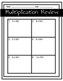 Multiplication- Multi Digit