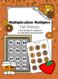 Multiplication Multiples- Fall Donuts