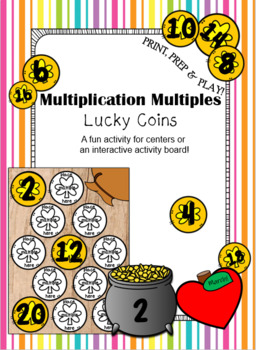 Preview of Multiplication Multiples- Lucky Coins