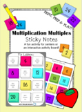 Multiplication Multiples- Sticky Notes