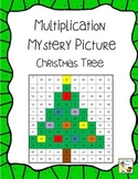 Multiplication Mystery Picture - Christmas Tree