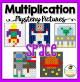 Multiplication Mystery Pictures Activity - Space Explorers Pack
