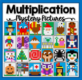 Multiplication Mystery Pictures Math Bundle