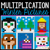 Winter Math Activities Printable Multiplication Mystery Pictures